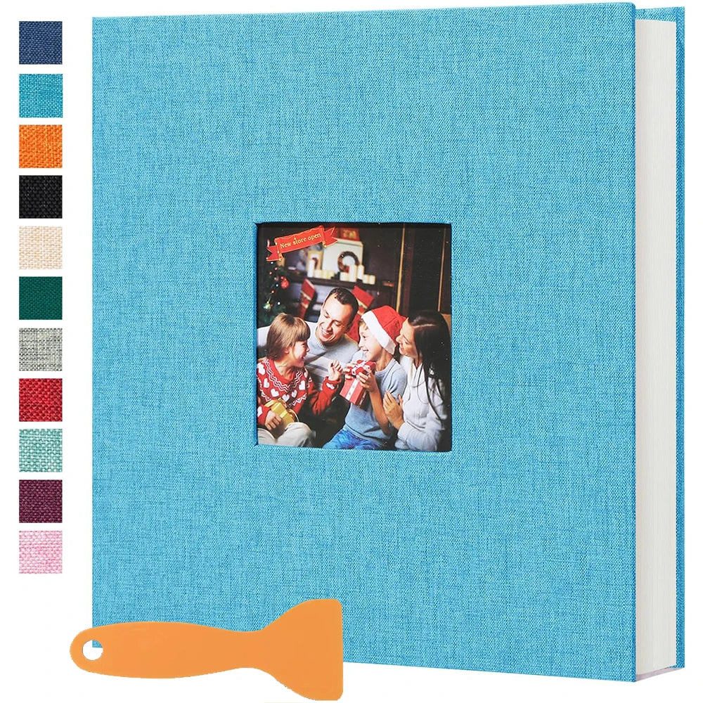 Large Photo Album Self Adhesive 20 Sheets/40 Pages DIY Bookshelf Album for Baby Family Anniversary Wedding Photo Storage