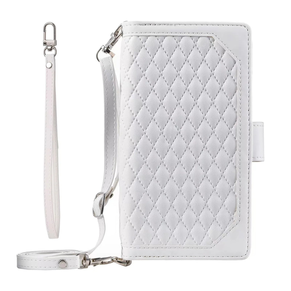 Crossbody Zipper Wallet Case for OnePlus 12 11 11R Leather