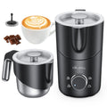 Milk Frother and Steamer, 8-in-1 Electric Frother for Coffee,