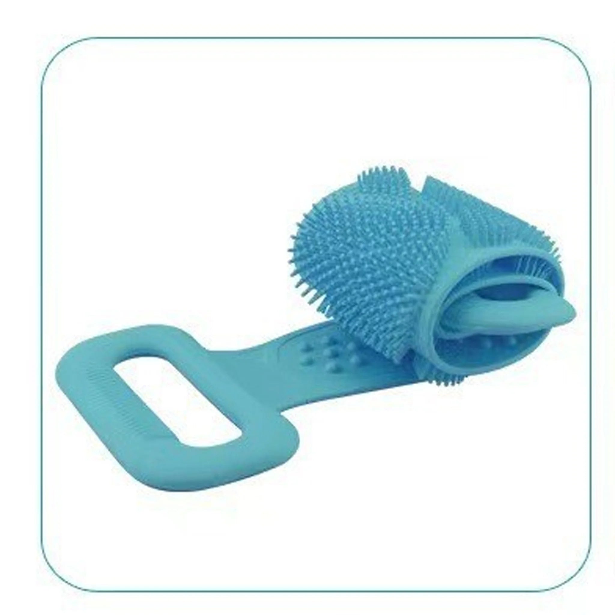 Dual-Sided Silicone Exfoliating Bath Body Scrubber Universal Men Women Back Scrubbing Mud Bathing Towel Cleaning Skin Care Tool