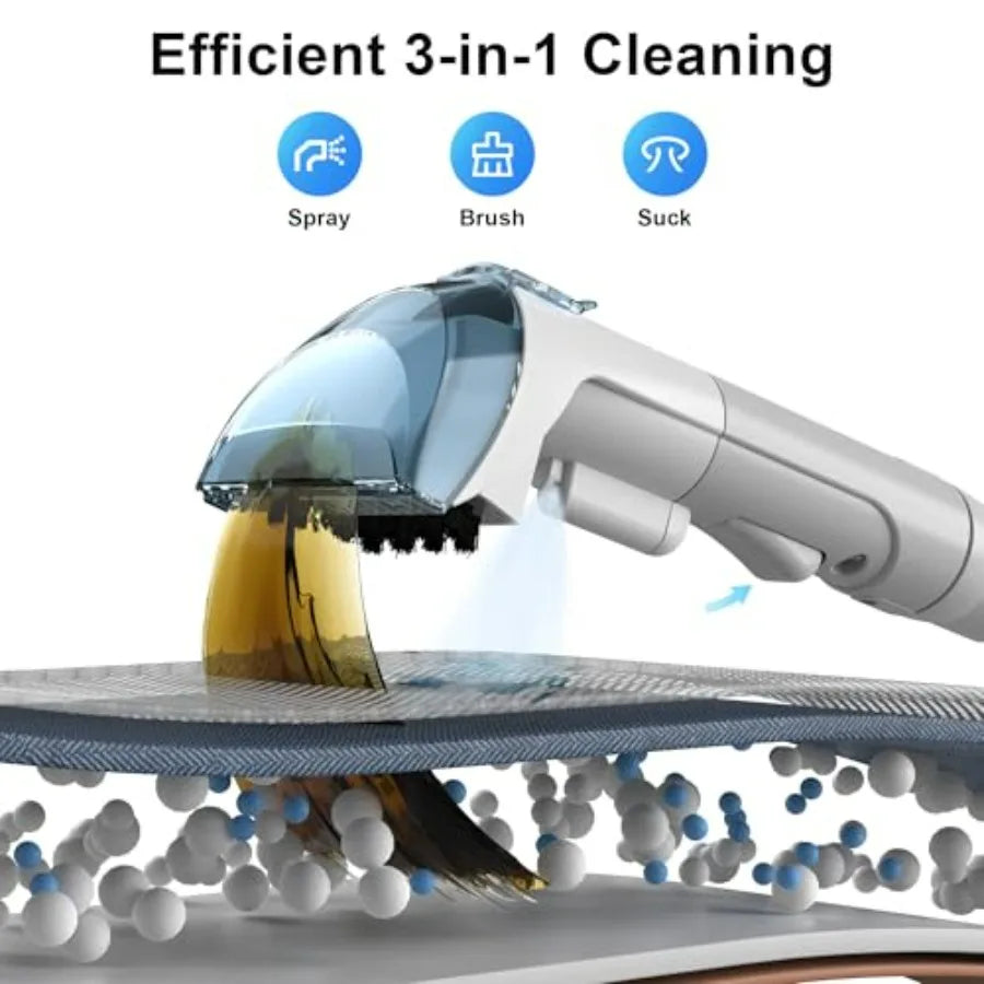 Portable carpet cleaner machine for upholstery, 450W