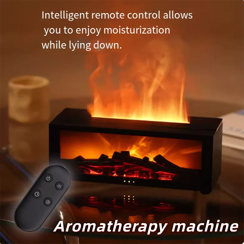 Imitation flame aromatherapy humidifier, a must-have for winter heating, practical and creative atmosphere aromatherapy machine