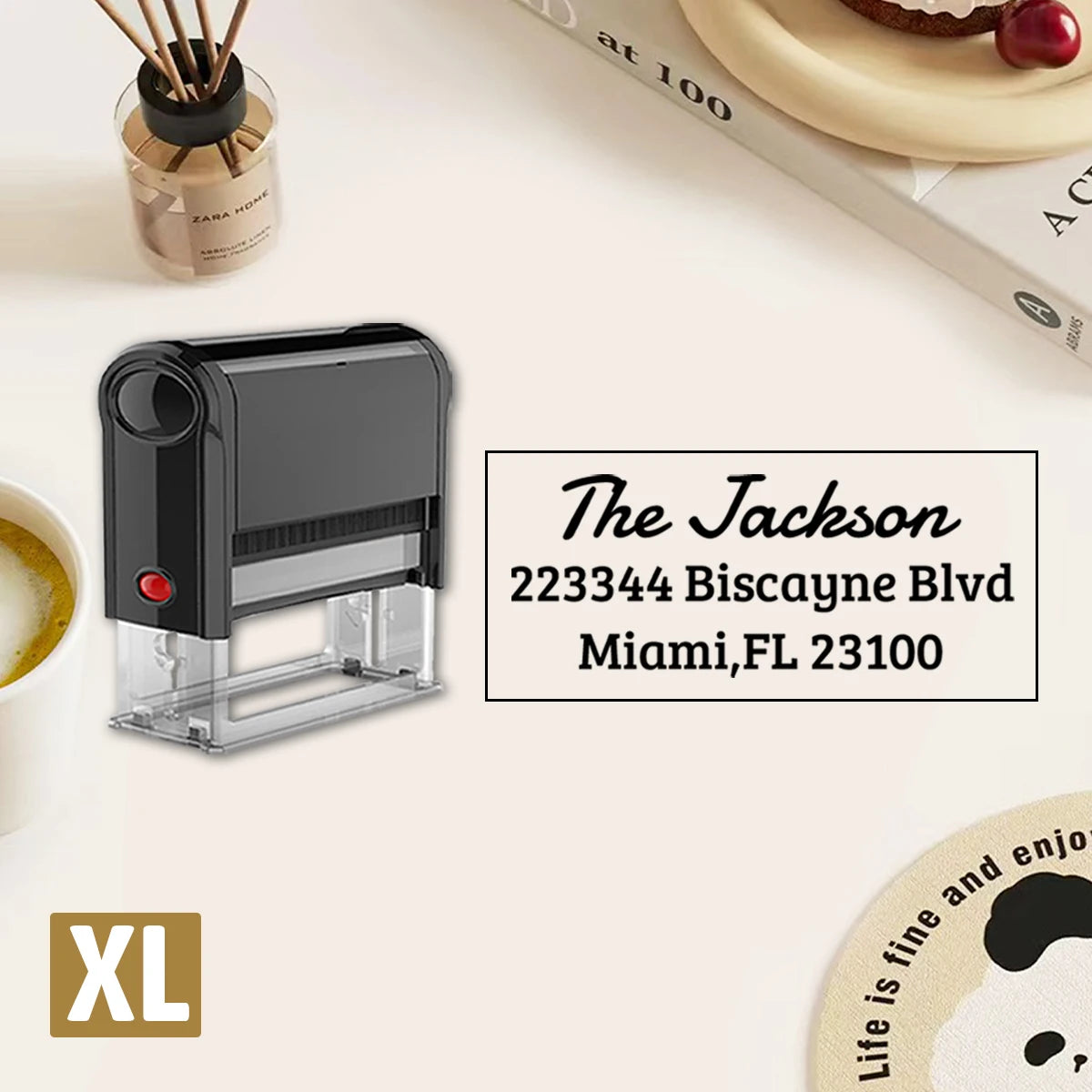 Custom Address Stamp, Return Address Stamps Self Inking Personalized