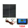 Solar Power Portable Panel Kit Monocrystalline 12W Aluminum Frame