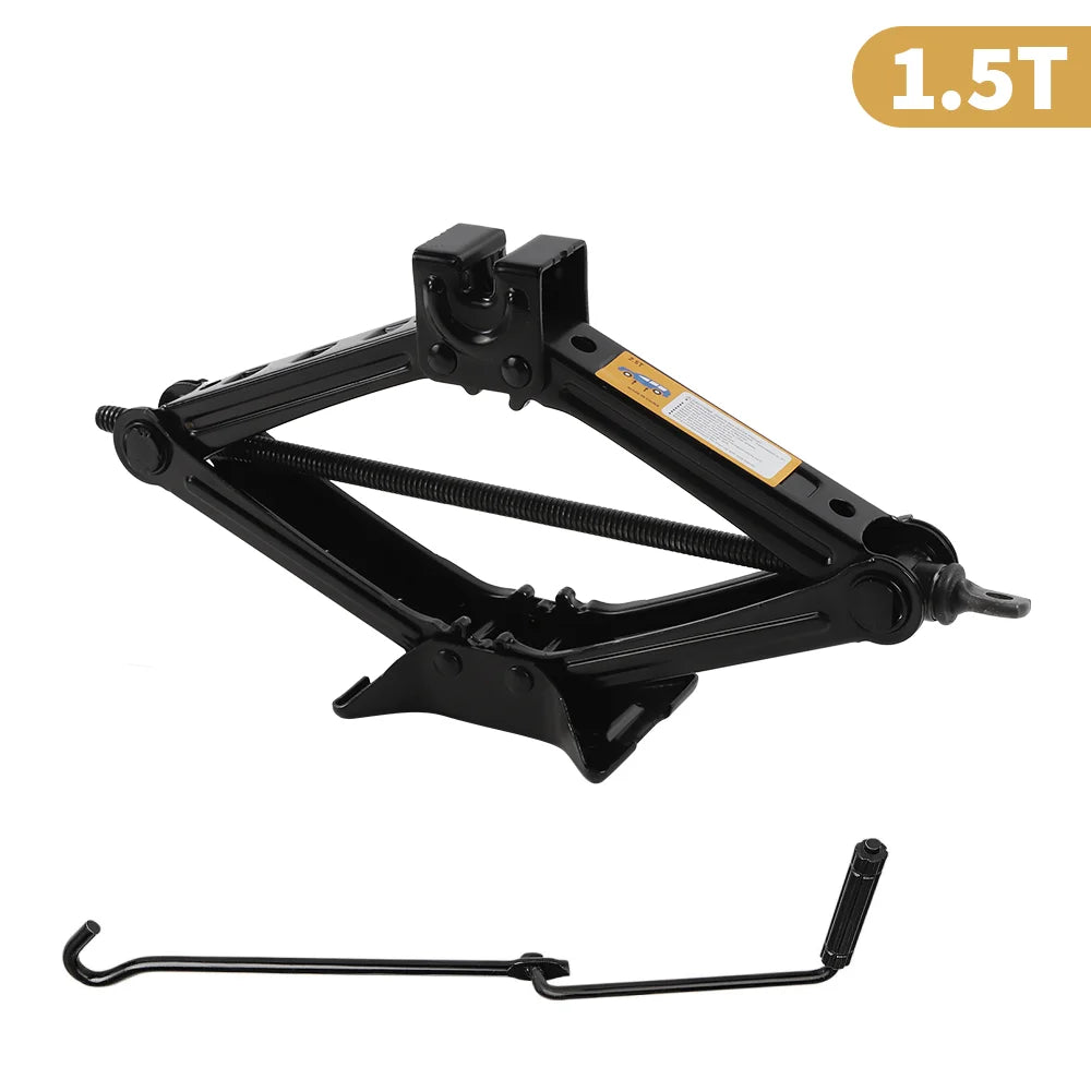 Car Jack 1.5T/2.5T Car Scissor Jack Car Repair Tool Portable Manual Lift Jack with Labor-saving Hand-cranked  for Car SUV
