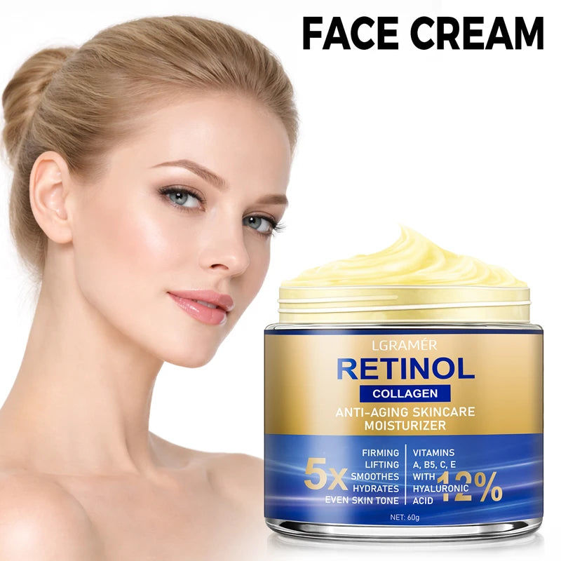 Retinol & Collagen Face Cream 30g/60g, Anti-Aging