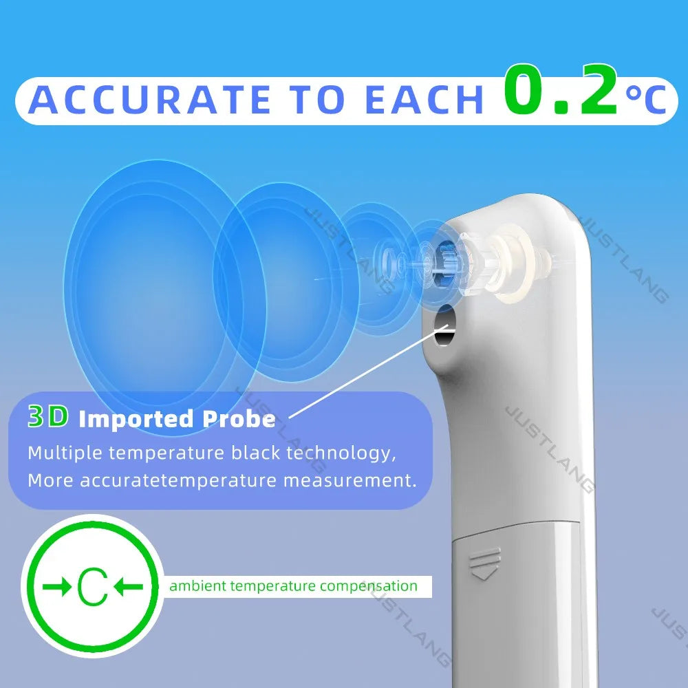 JUSTLANG Forehead Digital Thermometer LED Non Contact