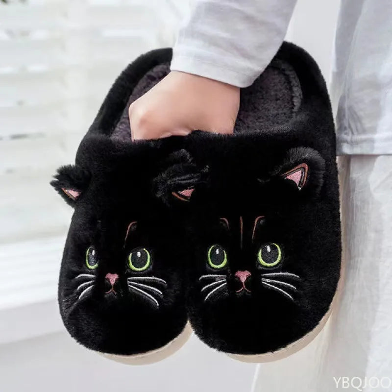 New Autumn Winter Cotton Slippers Men and Women Couple