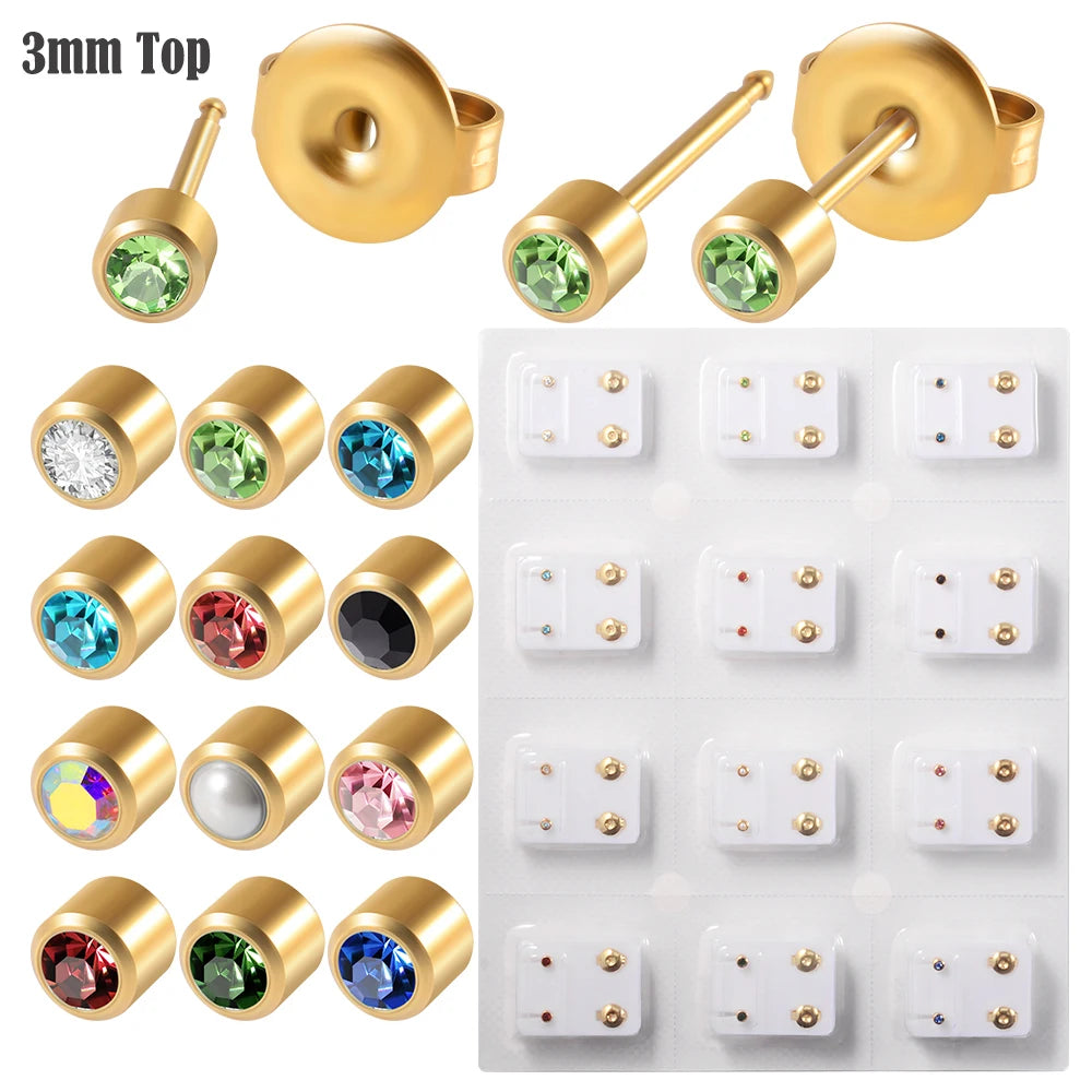 Professional Ear Piercing Gun Tool Set Steel Stud Earrings Safe