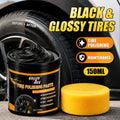 GREEDY TREE Tire Polishing Paste 150ml with Sponge