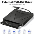 Portable External CD/DVD Burner Writer Recorder USB 3.0+