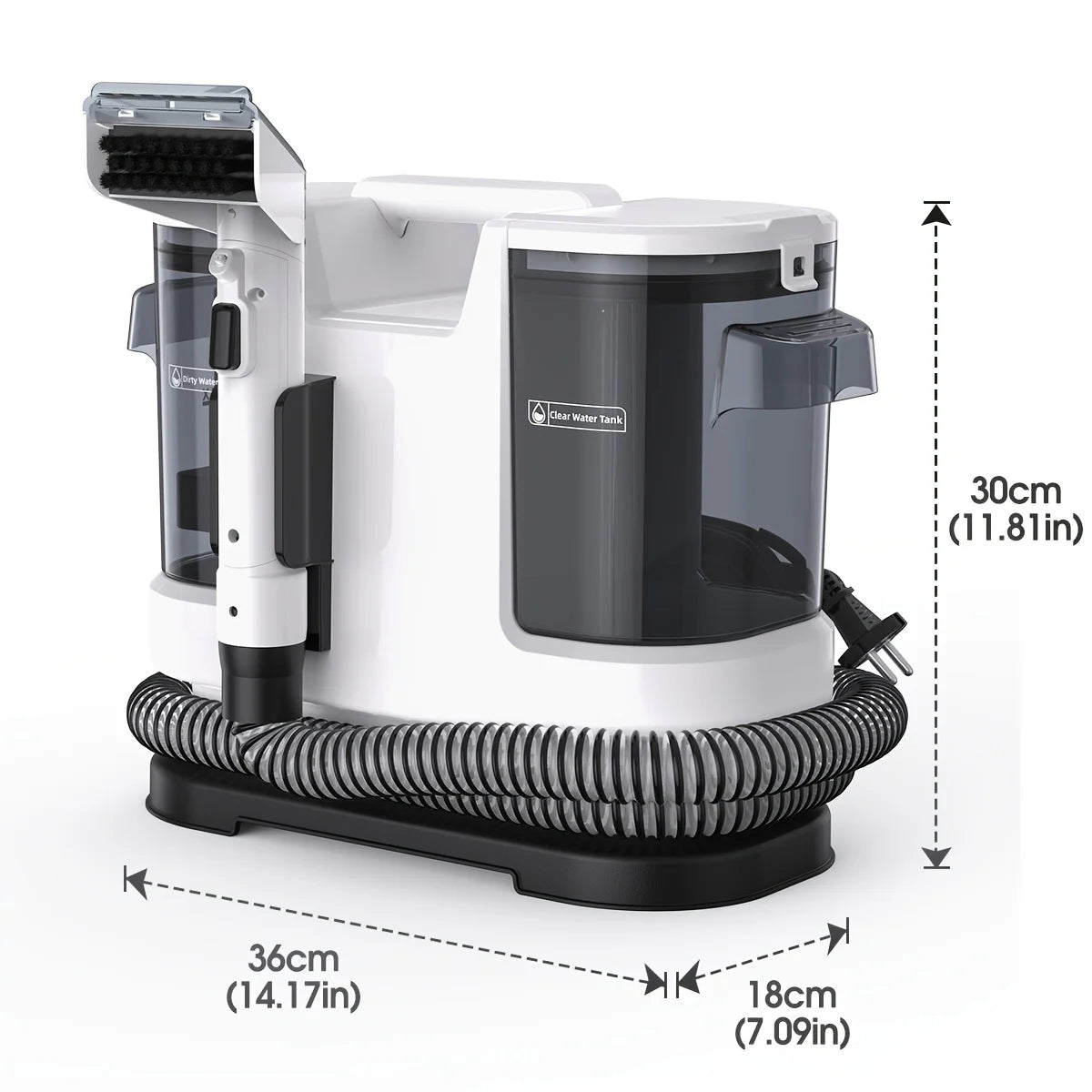 Lubluelu V8 Instant Heated Function Carpet Cleaner Machine 15Kpa