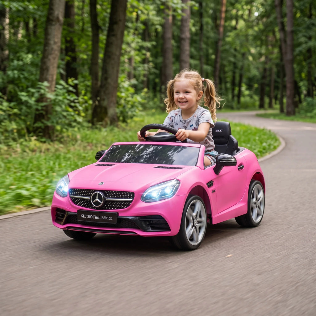 Aiyaplay Electric Car for Children +3 Years Old Mercedes Slc 300 with License