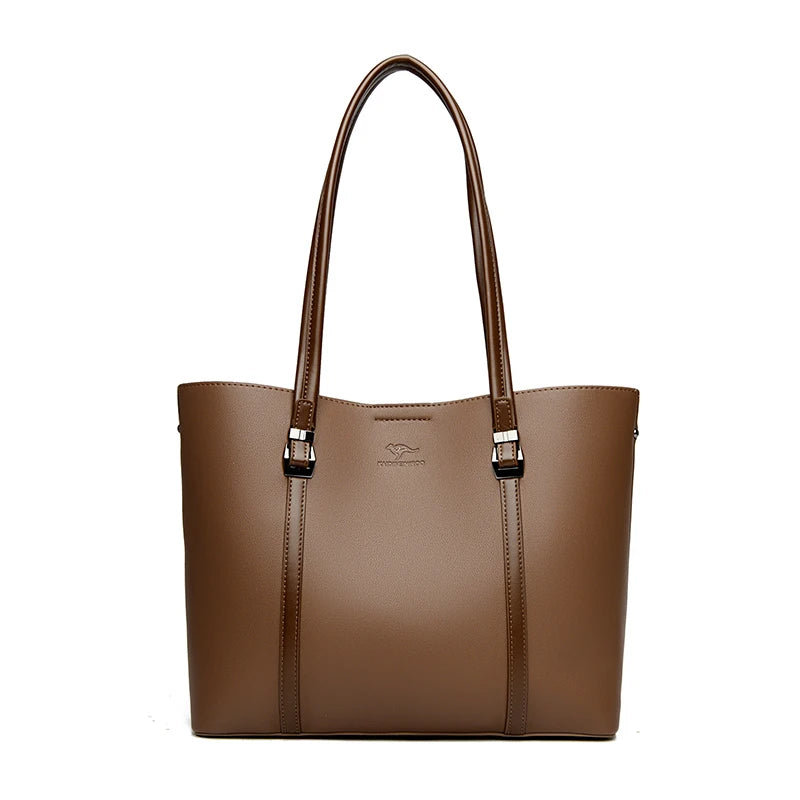 Large Capacity Shopping Bag for Daily Commuting Hand Bags Luxury Shoulder Bags High Quality Leather Hnadbags Caual Tote Sac