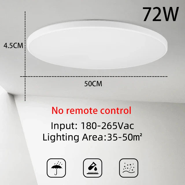 Modern Ceiling Lamp With Remote Control Room Decor Dimmable RGB LED Ceiling Light Fixture For Living Room Bedroom Corridor