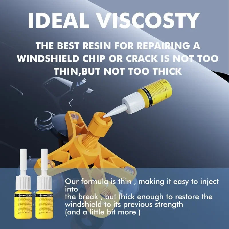 DIY Windshield Car Crack Repair Kit Mobile Screen Window Glass Scratch Cure Glue Clean Neat Car Maintenance Accessories