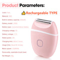 Women's Electric Shaver, Cordless 3-in-1 Body Razor & Bikini Trimmer