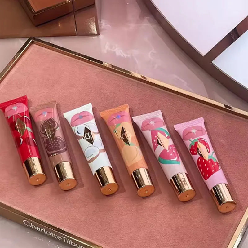 Charlotte Tilbury Pillow Talk New Lip Mask Moisturizing Exfoliating Lip Balm Lasting Waterproof Solid Lipstick Lip Gloss Makeup