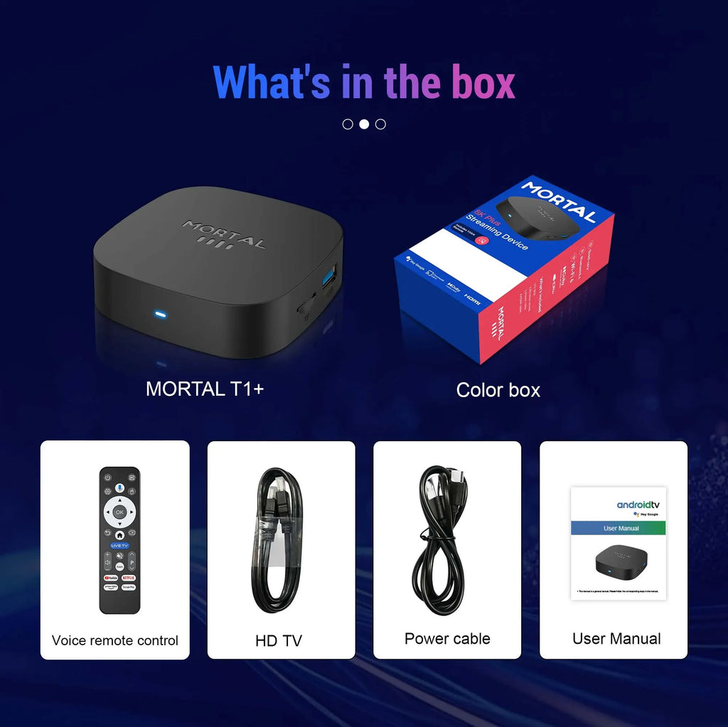 2026 New Smart TV Box T1+ RK3518 Android 16 WiFi 6 BT 5.4 Dual UI Interface 8K Ultra HD