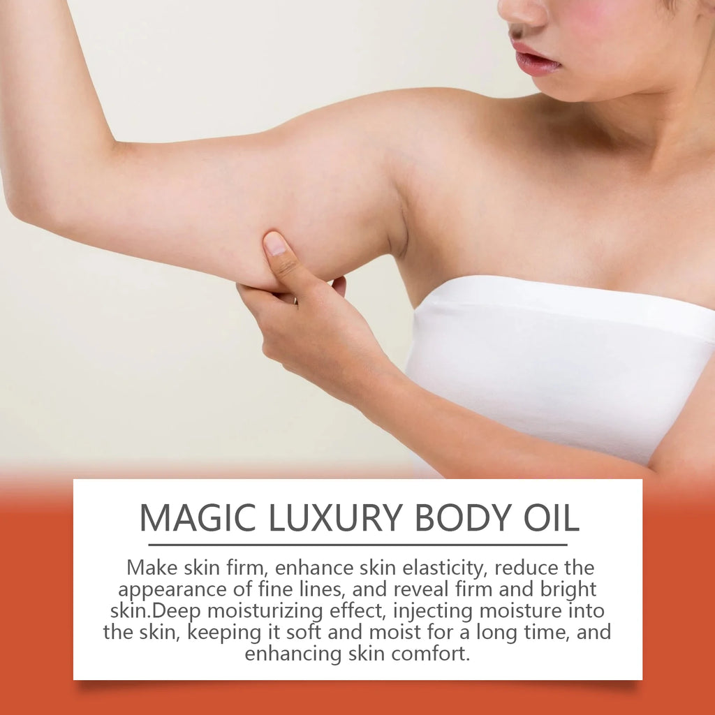 Firming Body Oil for Glowing Skin Improve Dry Moisturizing Anti Cellulite