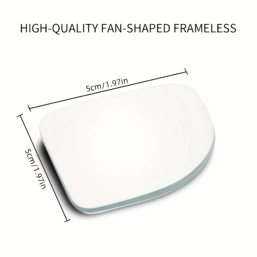 2pcs HD Glass Blind Spot Mirrors Convex Lens Rearview Wide