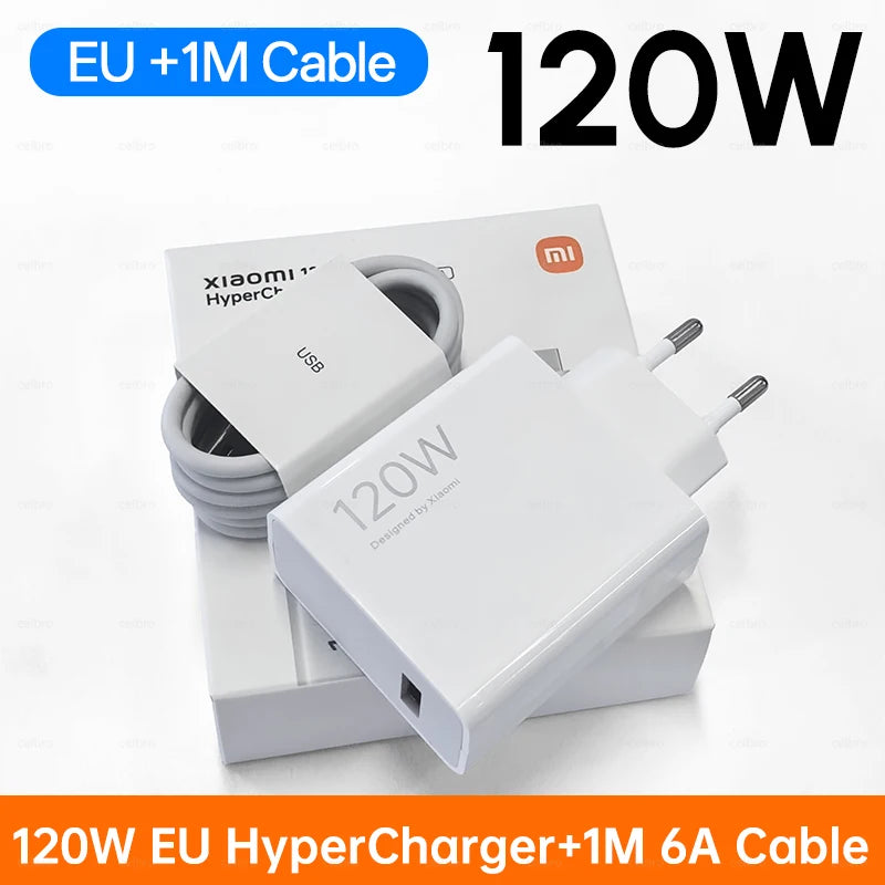 Xiaomi 120W Original Charger Wall Adapter 100w