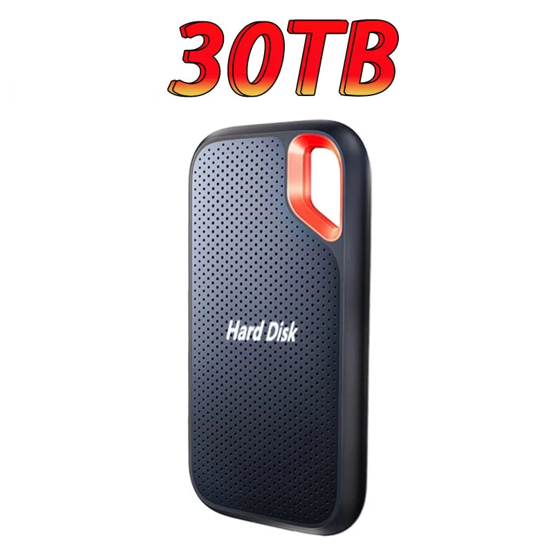 2TB External Hard Drive Portable SSD USB-C Fast & Compact  Data Storage for Laptop Mac PC