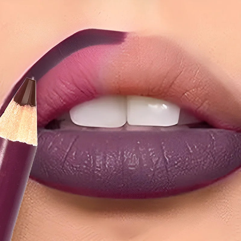 Dark Brown Waterproof Lip Liner Matte Long Lasting 28 Colors
