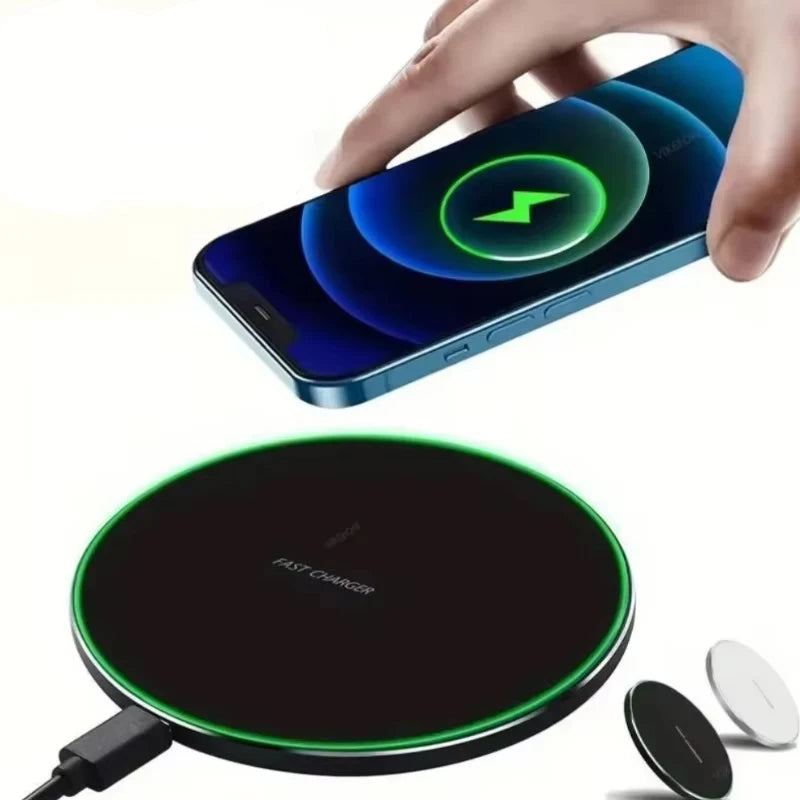 Wireless Charger Pad Fast Wireless Charging Station For Samsung  Xiaomi iPhone
