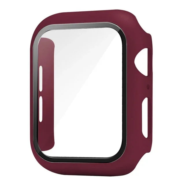 Glass+Cover For Apple Watch case 10 9 8 7 6 SE 5 iWatch Accessorie