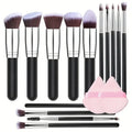 14PCS Makeup Brushes Set Professional Foundation Eye Shadow Concealers Blending Blush Brush Kabuki Soft Fluffy Women Beauty Tool