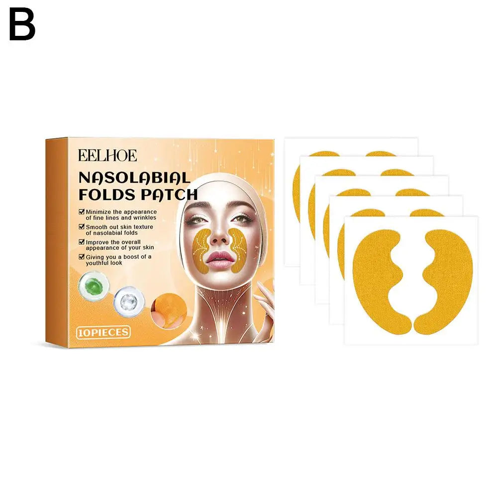 Anti Wrinkle Patch Forehead / Nasolabial Patch Fine Lines Lift Face Firming Skin Droop Law Mouth Wrinkle Cheek Patch