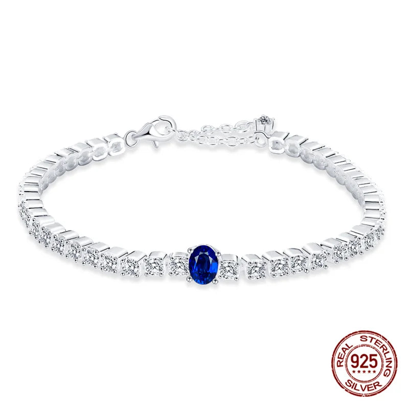 Sparkling Star Bracelet 925 Silver Original One-Size-Fits-All Soft Links Bracelet Zircon Chain For DIY Charms Jewelry Gift New