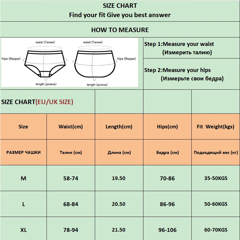 FINETOO 4Pcs Cotton Striped Underwear Women's Panties