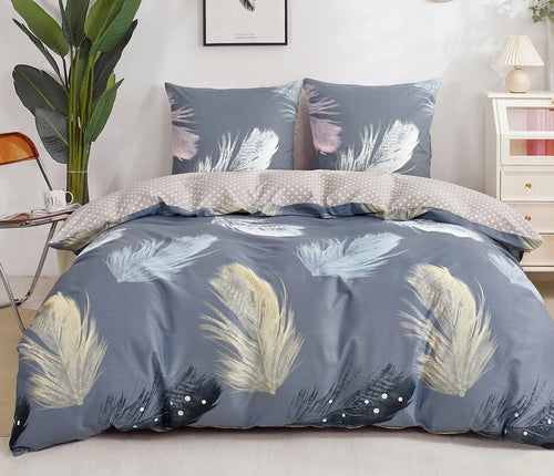 3pcs Cotton Feather Bedding Set 160x200 cm for Double bed