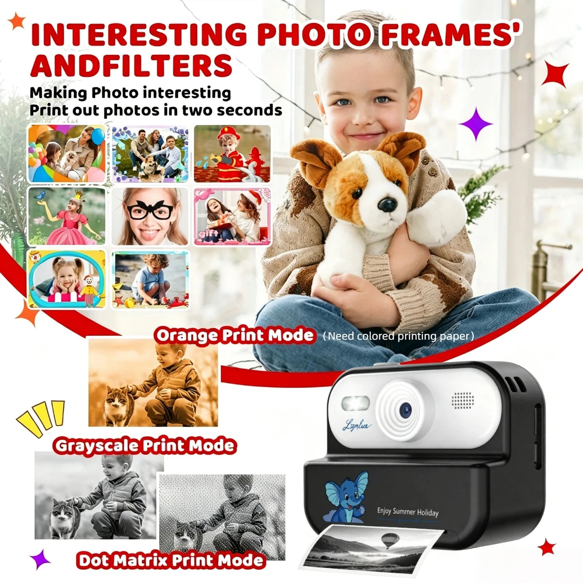 Instant Print Camera Photography Print Photo