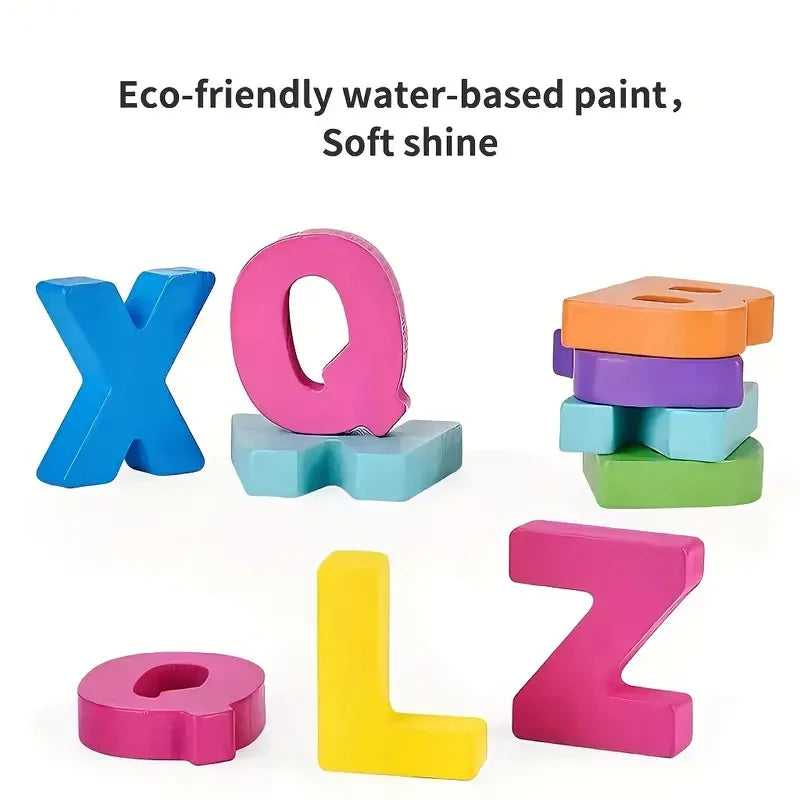 Montessori Wooden Puzzles Matching Games Early Education Toys Mathematics Shape Cognition