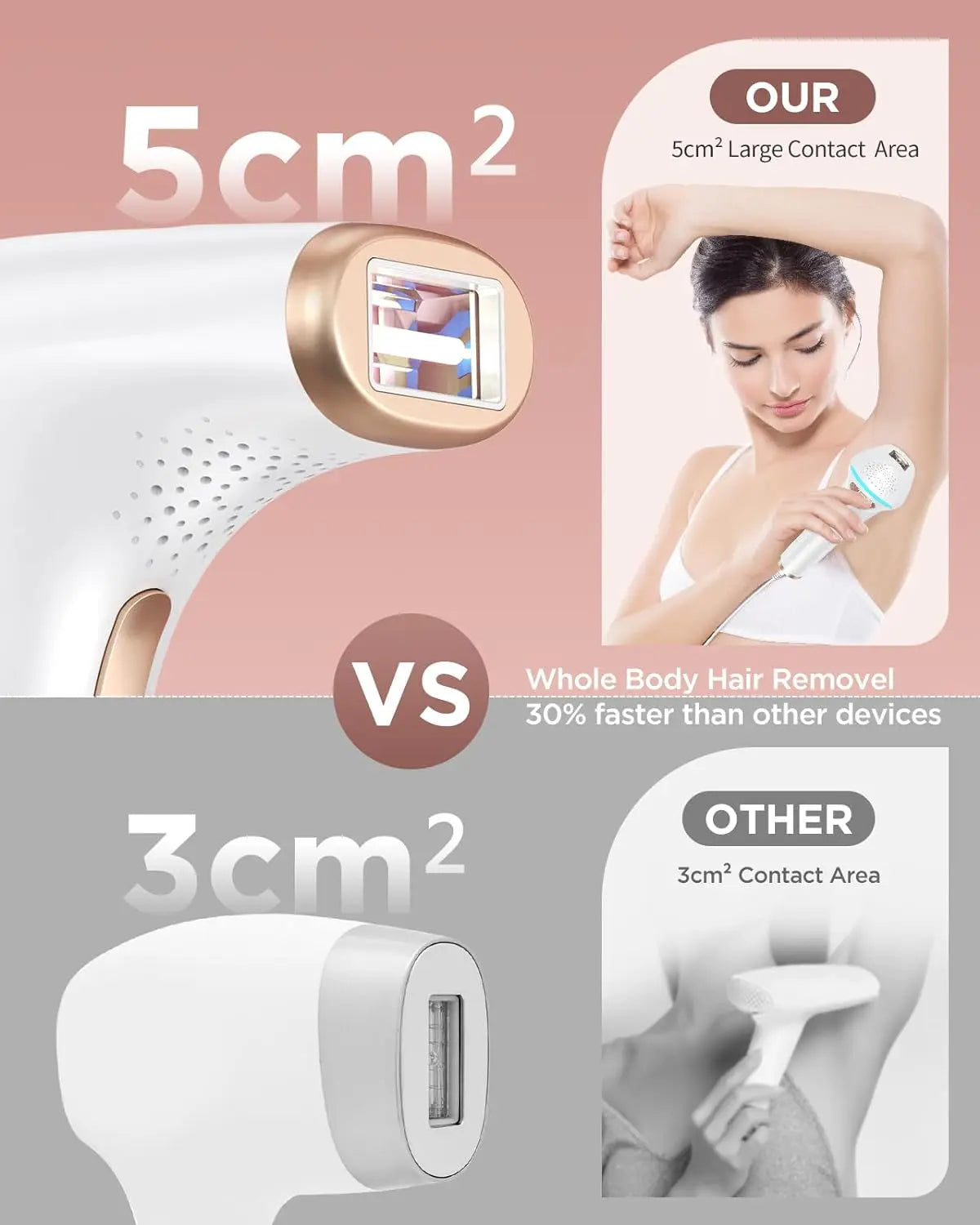 999900 Flashes IPL Hair Removal Safe Permanent Painless Epilator