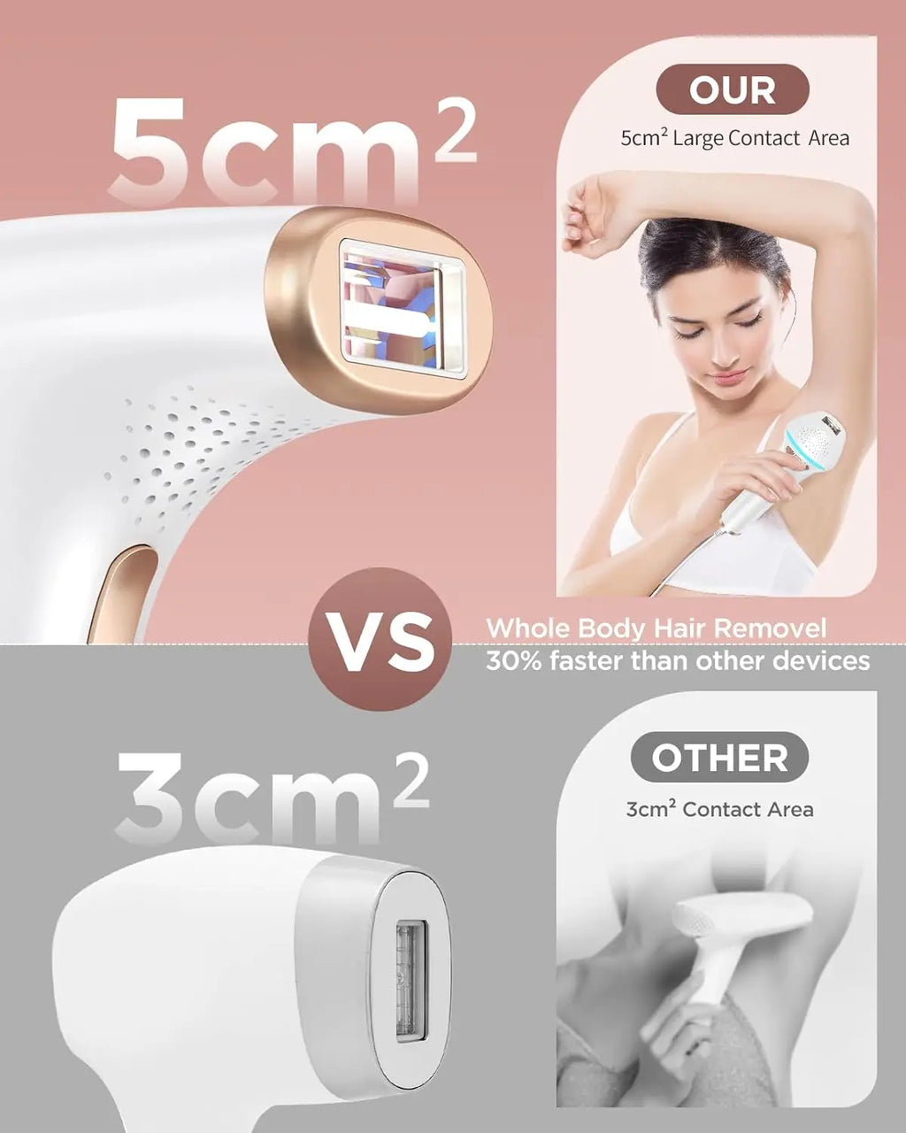 999900 Flashes IPL Hair Removal Safe Permanent Painless Epilator
