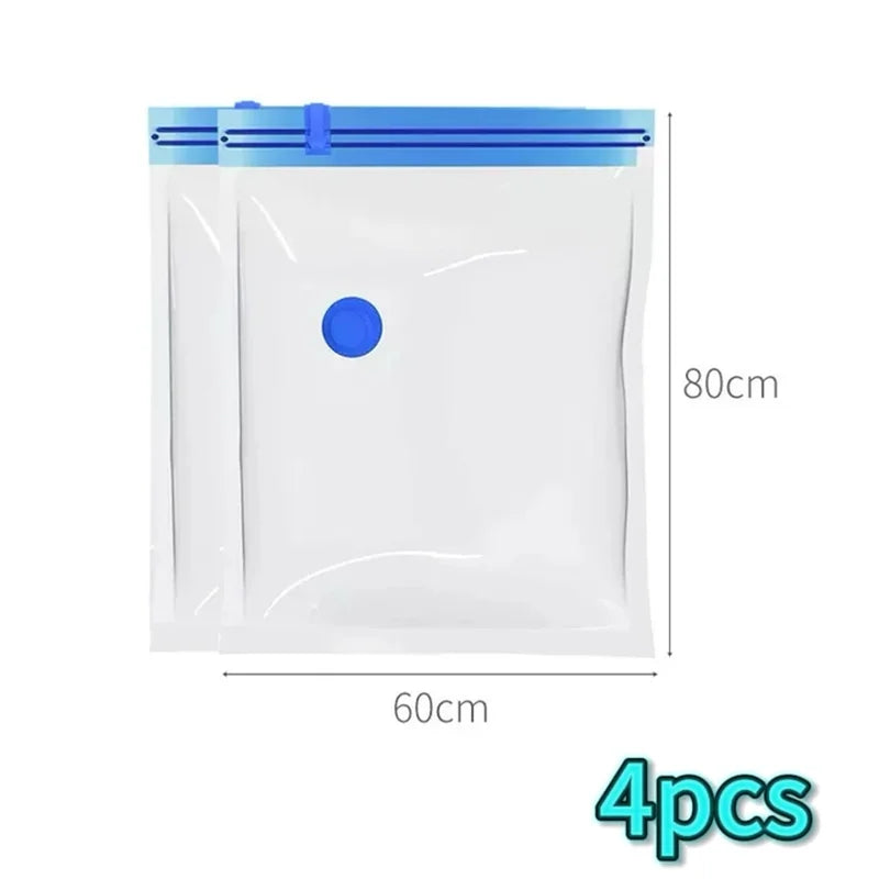 Thickened Vacuum Compression Bag Transparent Quilt Vacuum Bag Storage Bag Household Clothing Storage and Sorting Bag