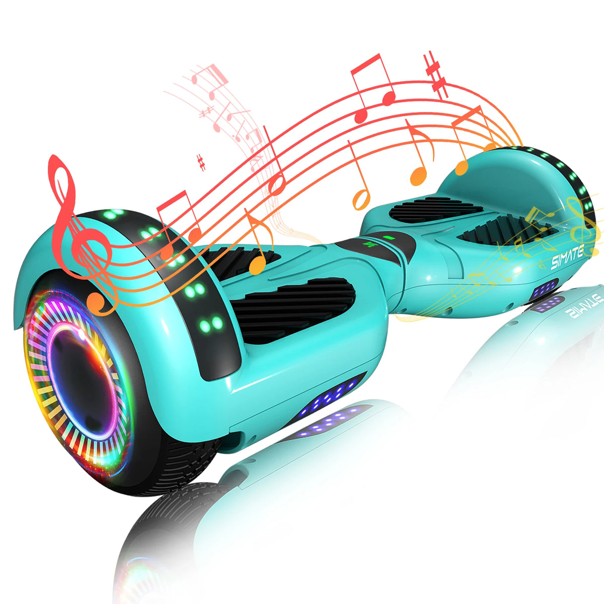 SIMATE P6 Hoverboard, 6.5" Self Balancing Scooter