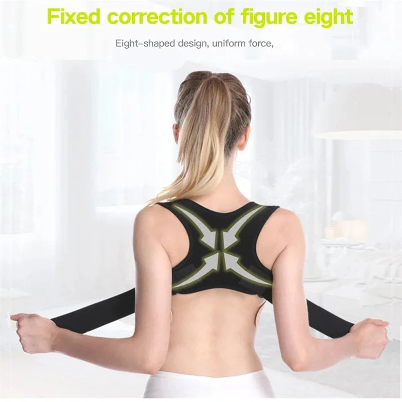 1-5pcs Adjustable Posture Corrector Medical Back Brace Shoulder Support Corrector Prevention Humpback Back Health Care