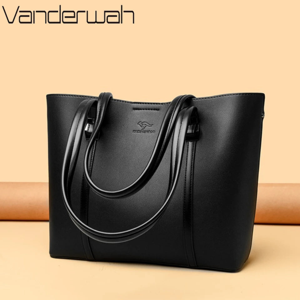 Large Capacity Shopping Bag for Daily Commuting Hand Bags Luxury Shoulder Bags High Quality Leather Hnadbags Caual Tote Sac