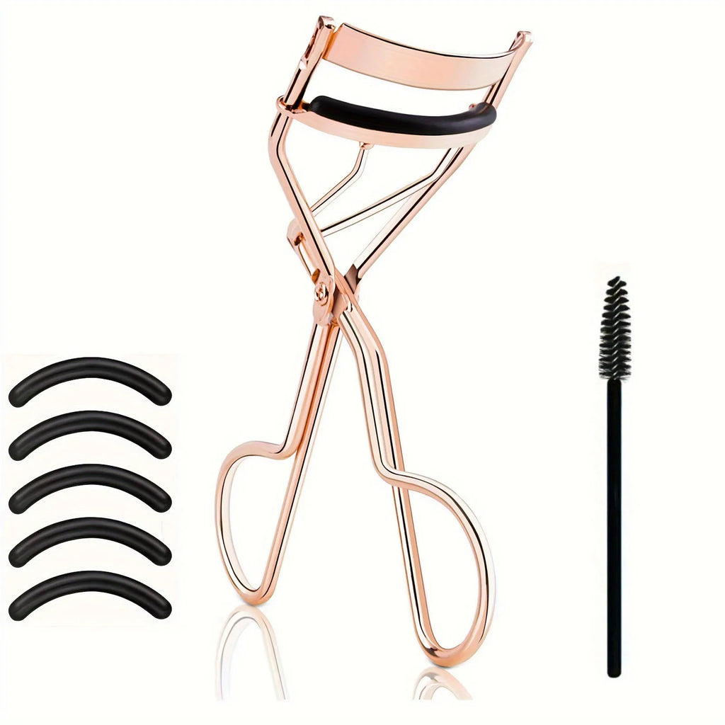 7/15pcs Eyelash Curler Set With Replacement Pads For Women Eyelashes Curling Tweezers Clips Lash Mascara Wands Brush Makeup Tool