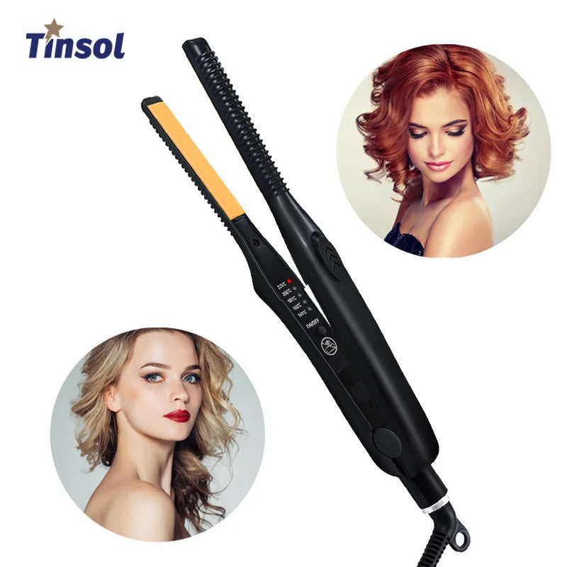 TINSOL 2-in-1 Professional Hair Straightener and Curling