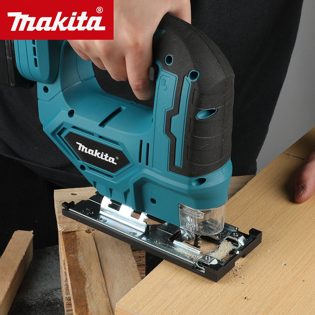 Makita DJV182 18V Lithium Battery Jigsaw 300W High Power Ergonomic Anti Slip Handle Precision Curve Cutting DIY tools