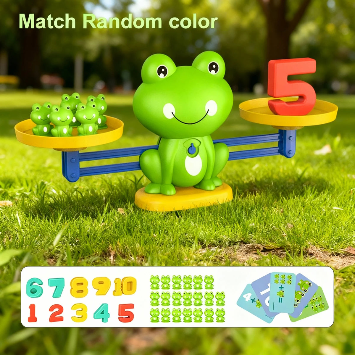 Mathematical Intelligence Math Toys Funny Frog Scale