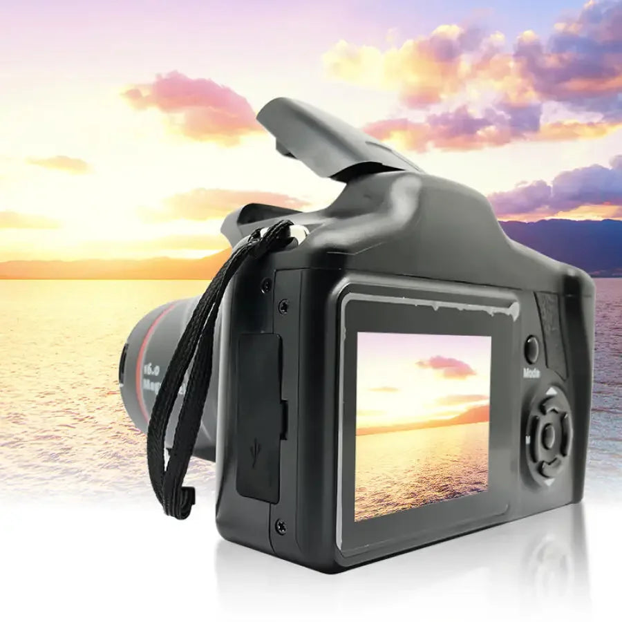 4K Digital Photography Camera 16MP Camcorder  Vlog Video Recorder