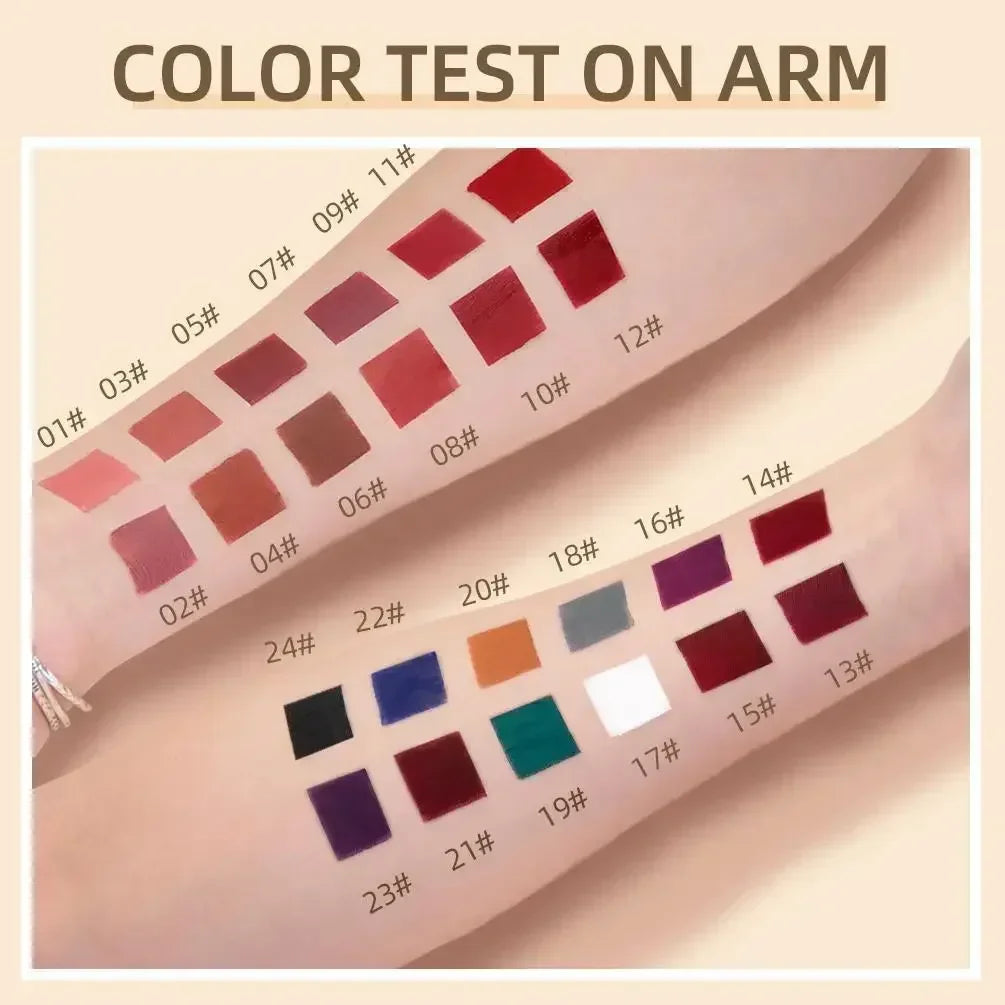 1 PC matte lipstick, non stick to cup, waterproof and long-lasting