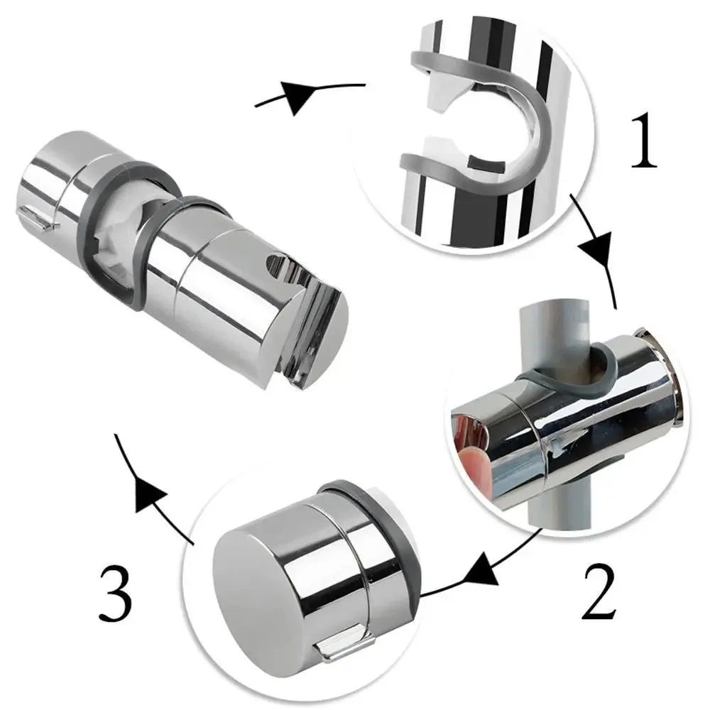 Adjustable Shower Head Holder 22mm- 25mm Universal Bracket